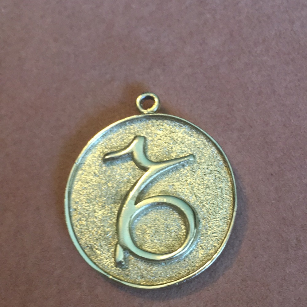 Birth year goat pendant